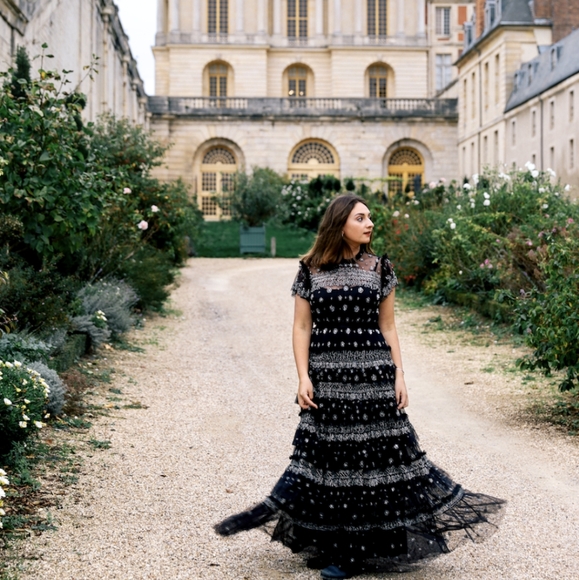 BHLDN Needle & Thread Gown fits size US  2 $769 - Picture 10 of 12